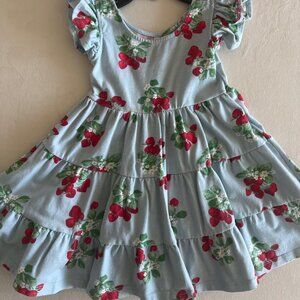 Janie and Jack Girls Strawberry Dress Size 2T